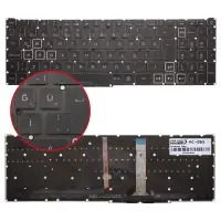 Acer Nitro 5 AN515-45-R0LL, AN515-45-R0NL Klavye Işıklı (Siyah TR)