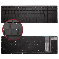 Asus R555JK, R555JM, R555JQ, R561V Notebook Klavye Işıklı (Siyah TR)