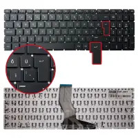 HP Pavilion 15-aw, 15-aw000, 15-aw100 Notebook Klavyesi (Siyah TR)