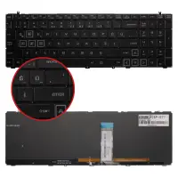 Monster KBDR15A008-401A, TFM14G53USJ8525A Klavye Işıklı (Siyah TR)