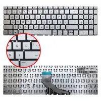 Hp Pavilion Gaming 15-DK, 15-DK0000 Notebook Klavye (Gümüş TR)