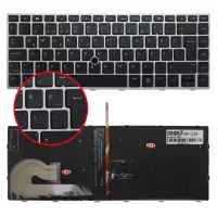HP EliteBook 745 G5, 745 G6 Klavye Işıklı (Siyah TR)