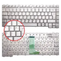 Toshiba Satellite A215, A300, A300D, A305, L300, L300D, L305, L305D, L450 Notebook Klavye (Gümüş TR)