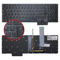 Lenovo 5CB0Y99524, 5CB0Z33231 Klavye Işıklı (Siyah TR)