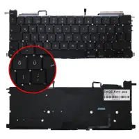 Apple MacBook Pro 13 M1 A2338 (EMC 3578) Klavye Işıklı (Siyah TR)