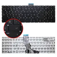HP Pavilion 15-aw, 15-aw000, 15-aw100 Notebook Klavye Küçük Enter (Siyah TR)