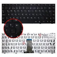 Lenovo İdeaPad S410p Notebook Klavye (Siyah TR)