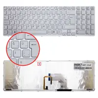 Sony Vaio V133946CS1,149088011USX SEGSQ 1D Notebook Klavye Işıklı (Beyaz TR)