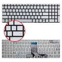 Hp TPN-Q287 Klavye (Gümüş TR)
