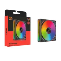 Gameagle GE-ARGB1B Cool Core 12cm ARGB Led Fan - Performans Seri Sessiz Kasa Fanı (Siyah)