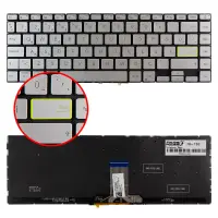 Asus VivoBook 14 X413, X413FF Klavye Işıklı (Gümüş TR)