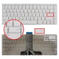 Hp Stream 905570-001, 905570-141 Notebook Klavye (Beyaz TR)