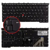 Lenovo ThinkPad X1 Carbon 3 20BS003UTX Klavye Işıklı (Siyah TR)