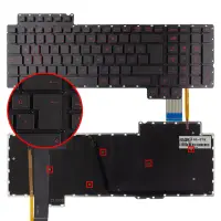 Asus ROG G752, G752VS Notebook Klavye Işıklı (Siyah TR)