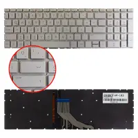 Hp 15-DA2033NT 9HN16EA, 15-DA2035NT 9RG83EA Notebook Klavye Işıklı (Gümüş TR)