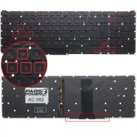 Acer Nitro 5 AN515-55-53AM Klavye Işıklı (Siyah TR)