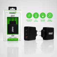 Pars Power PRS-302 65W Çoklu Hızlı USB Type-C Pd - Gan Adaptör Şarj Aleti-Cihazı