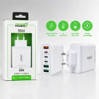Pars Power PRS-301 55W Çoklu Hızlı Pd - Gan Adaptör Şarj Aleti-Cihazı