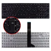 Asus R510LD, R510LN, R510VB, R510VC Notebook Klavye (Siyah TR)