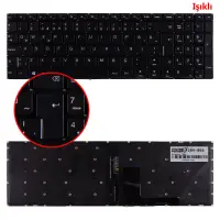 Lenovo V310-15ABR, V310-15ISK Notebook Klavye Işıklı (Siyah TR)