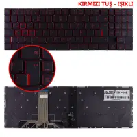 Lenovo Legion Y540-15IRH-PG0 81SY0021TX Klavye Işıklı (Siyah TR)