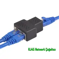2 Port Network Splitter Ethernet Uzatma İnternet Çoklayıcı