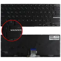 Asus Vivobook Pro 14 M3401QC-KM077 Klavye Işıklı (Siyah TR)