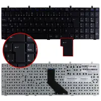 Victor W650SJ, W651SJ, W650SR, W651SR Notebook Klavye (Siyah TR)