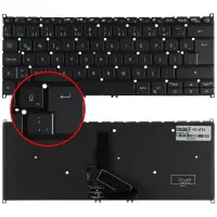 Acer SV03P-A73BWL1 Klavye Işıklı (Siyah TR)