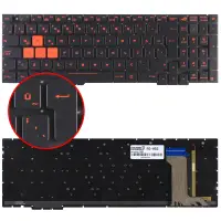 Asus ROG GL553, GL553V Notebook Klavye Işıklı (Siyah TR)