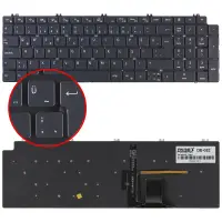 Dell Precision P44E, P44E001, P44E002 Klavye Işıklı (Siyah TR)