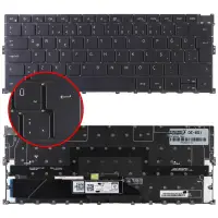 Dell XPS 13 9300 Serisi Klavye Işıklı (Siyah TR)