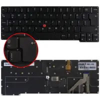 Lenovo ThinkPad X1 Carbon 2 20A7003TTX Notebook Klavye Işıklı (Siyah TR)