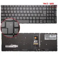 Lenovo ideaPad 3-15ADA05 81W100F7TX, 81W100JRTX Klavye Işıklı (Füme TR)