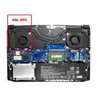 Acer XRDFS531005PN0T EP Gpu Fan - Ekran Kartı Fanı