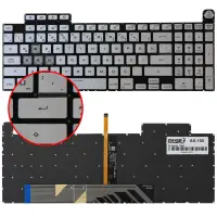 Asus Tuf Gaming F15 FA507RM, FA507RR Klavye Işıklı (Beyaz TR)