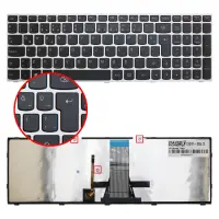 Lenovo IdeaPad Z546 Notebook Klavye Işıklı (Gümüş TR)