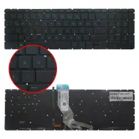 HP Pavilion PK132044A18 Notebook Klavye Işıklı (Siyah TR)
