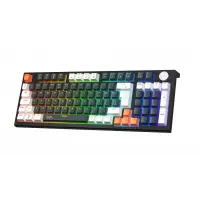 Gameagle Strike Plus Rainbow Kablolu TR Layout Mekanik Oyuncu Klavyesi Blue Switch Siyah