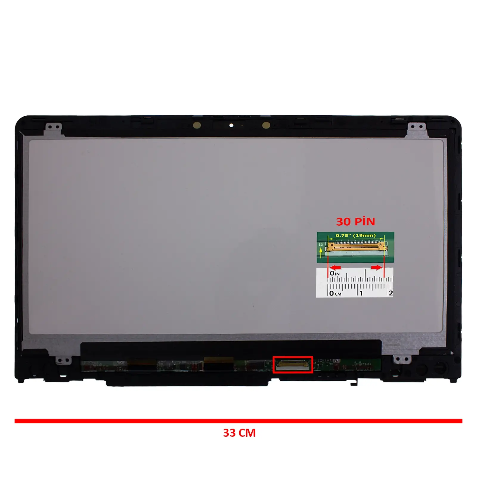 HP Pavilion x360 14M-ba1xx Serisi Dokunmatik + Led Ekran Panel Set