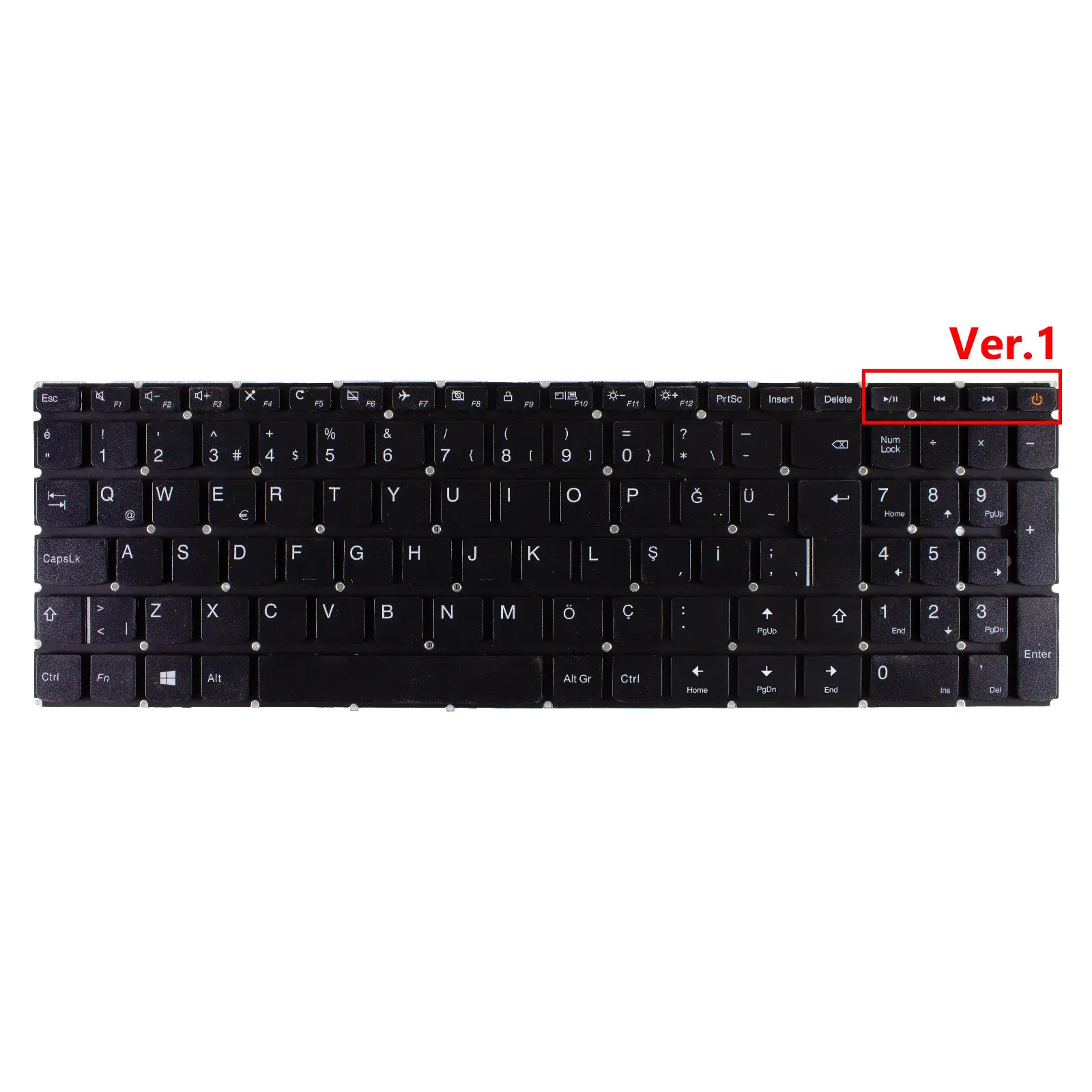 Lenovo V310-15IKB, V310-15ISK Notebook Klavye (Siyah TR) Satın Al