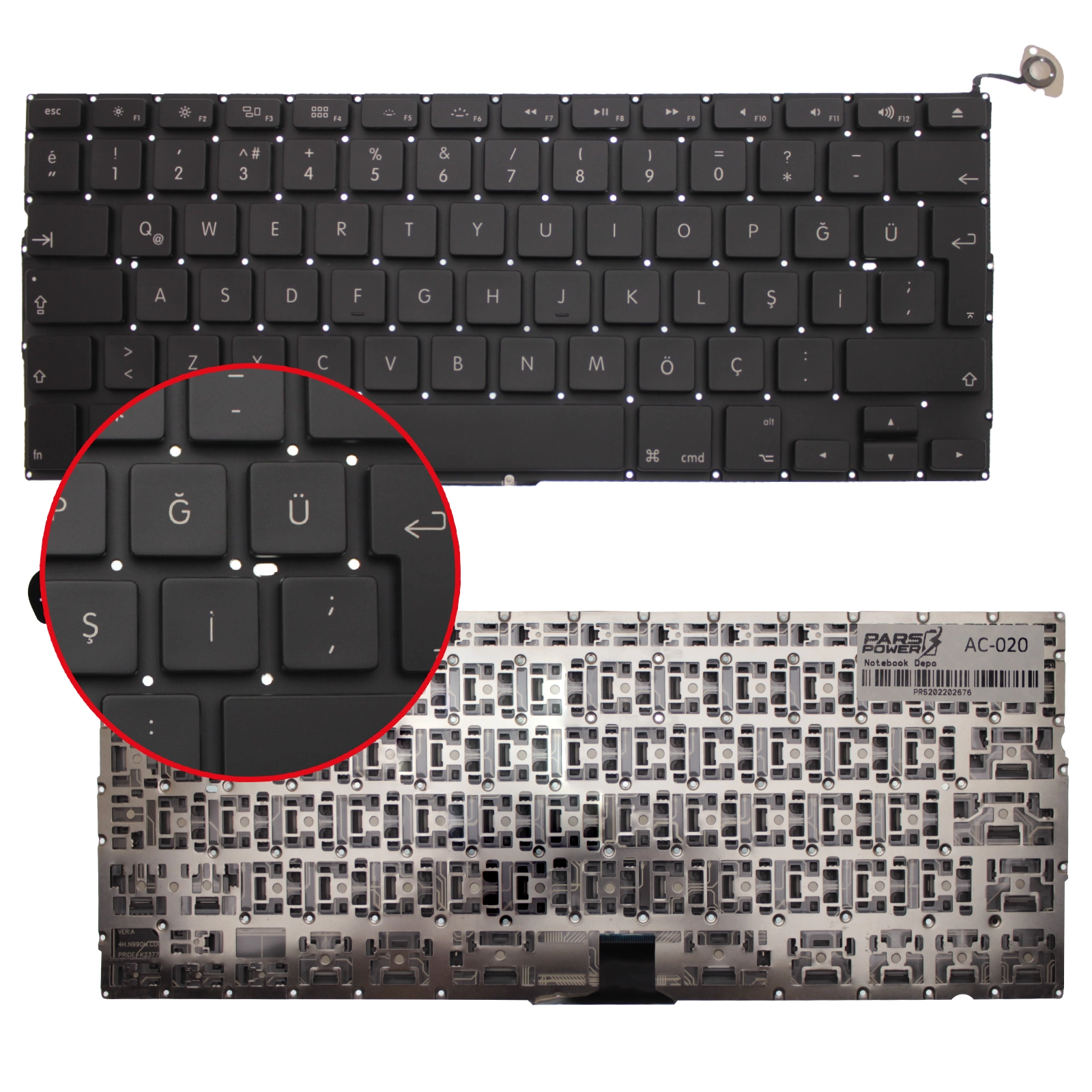 Apple MacBook Pro A1278 Klavye (Siyah Tr) Satın Al - Aynı Gün Kargo
