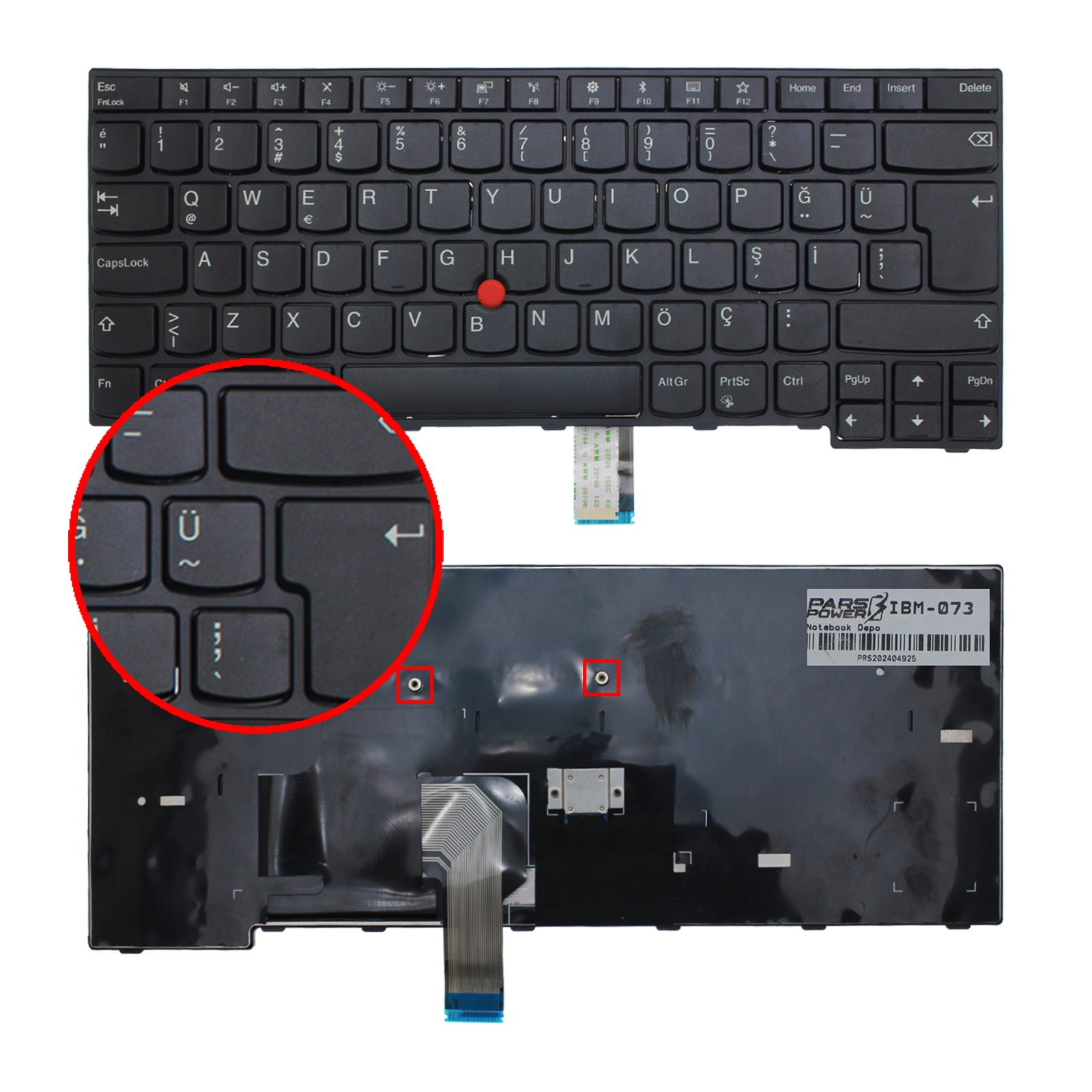 Lenovo ThinkPad E465, E470, L440 Serisi Klavye (Siyah TR) Satın Al