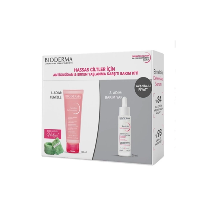 Bioderma Hassas Ciltler İçin Erken Yaşlanma Karşıtı Bakım Kiti