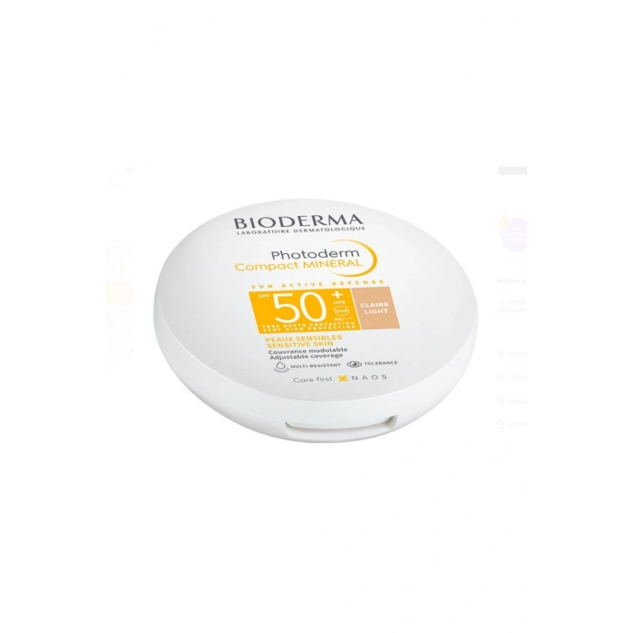 Bioderma Photoderm Compact Mineral SPF50 Renkli 10 gr - Light