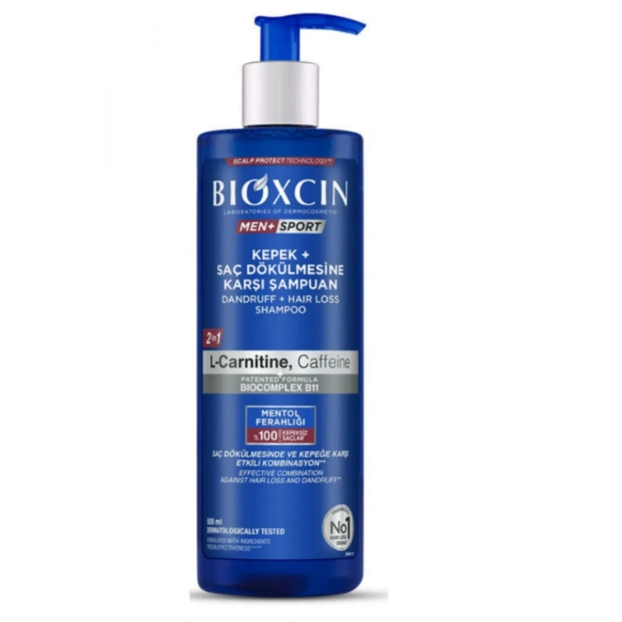 Bioxcin Men Sport Kepek ve Saç Dökülmesine Karşı Şampuan 500 ml