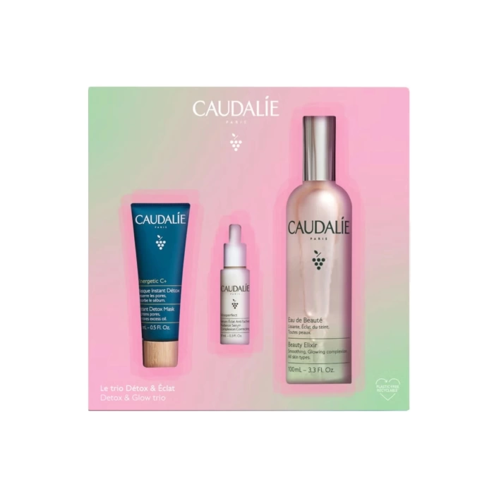 Caudalie Arındırıcı ve Işıltı Verici Üçlü Bakım Seti