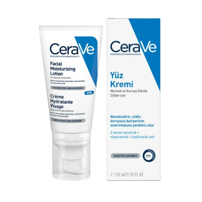 Cerave Nemlendirici Yüz Kremi 52 ml