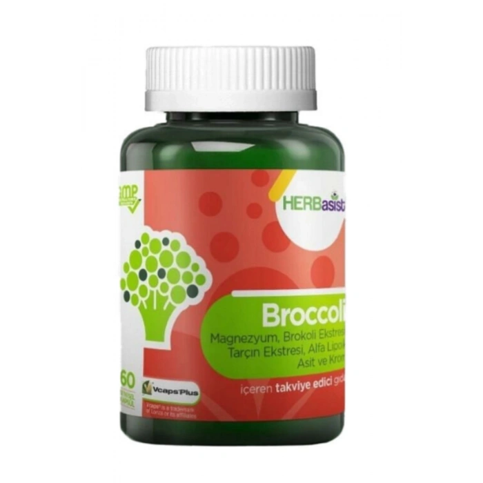 HERBasist Broccoli Takviye Edici Gıda 60 Kapsül