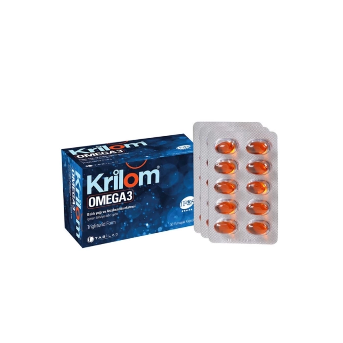 Krilom Omega 3 50 Yumuşak Kapsül